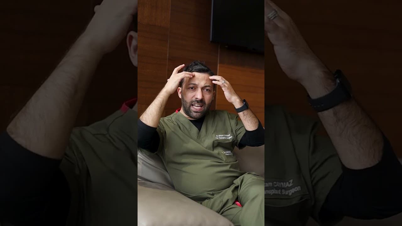 Wearing a hat after hair transplantation